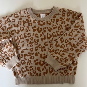 Leopard print Gap sweater